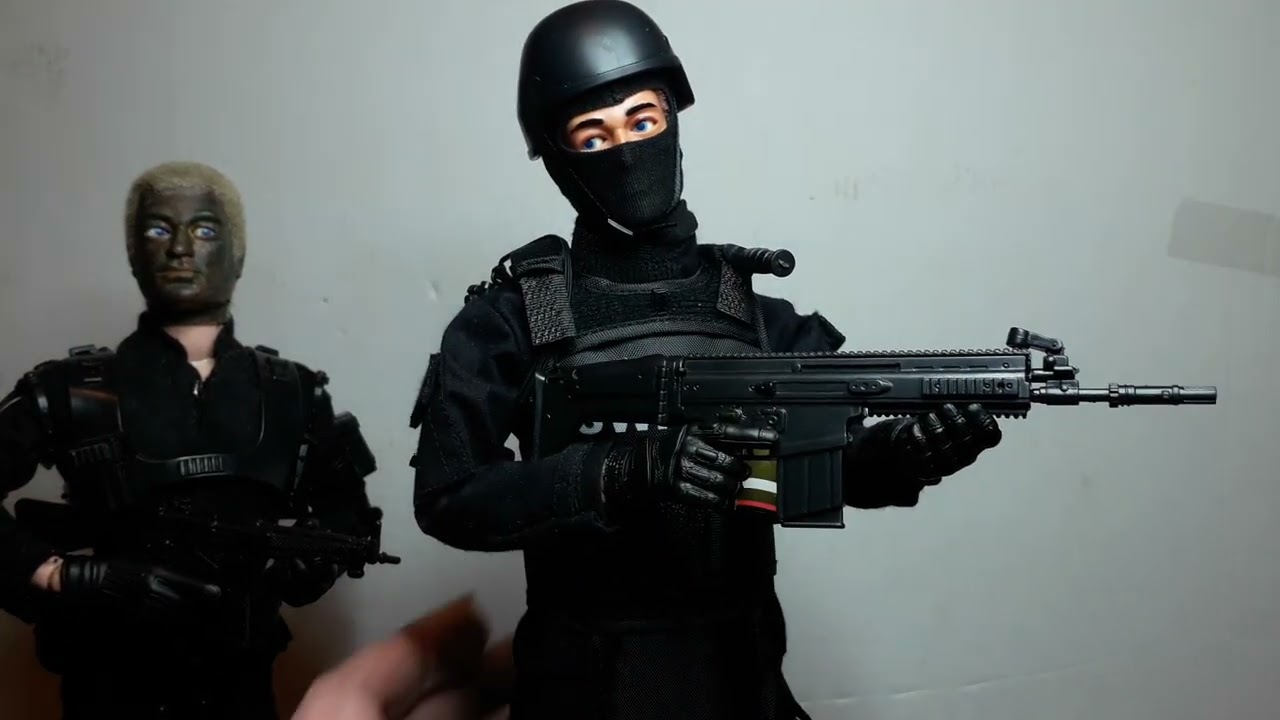 Action Man Figure with Kadhobby special forces body comparison