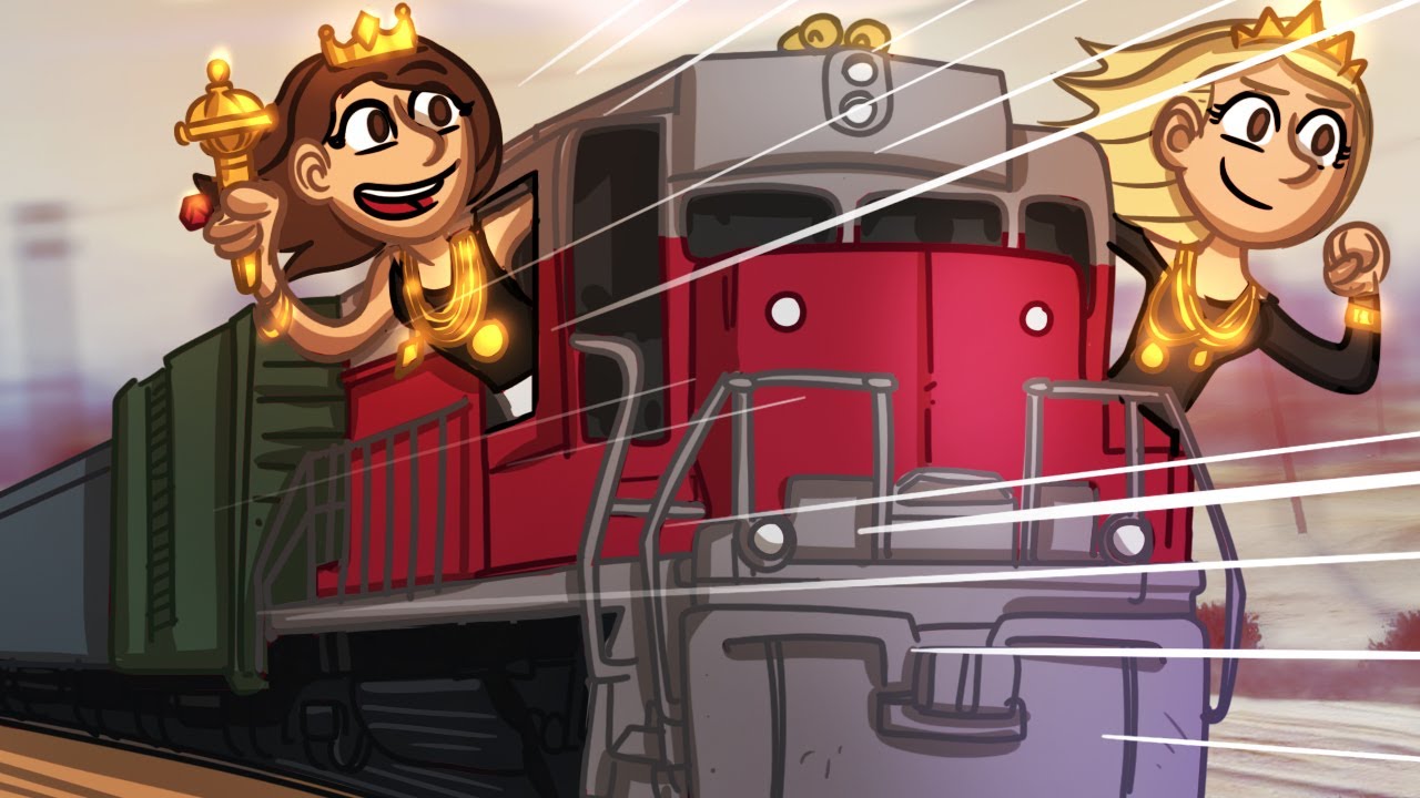 QUEENS OF THE TRAIN!! | GTA 5 | GTA V Online Funny Moments