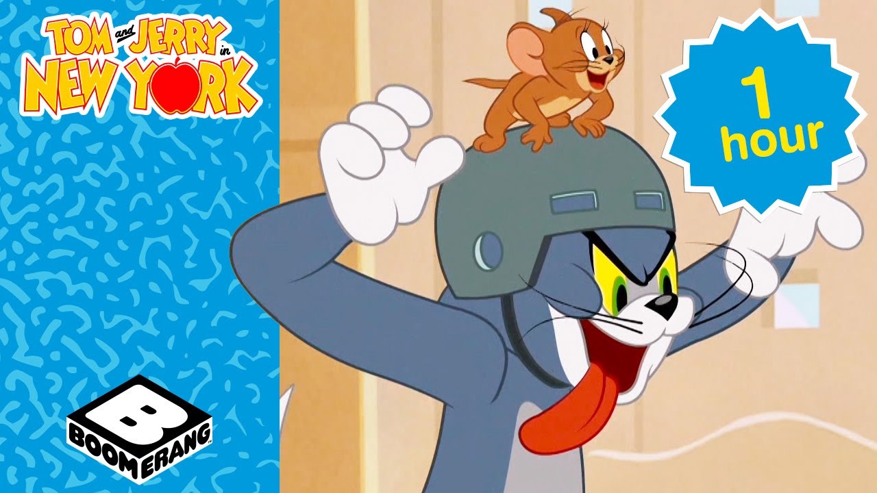 Awesome TOM and JERRY Moments | 1 Hour of Funny Episodes | Tom & Jerry in NY | @BoomerangUK
