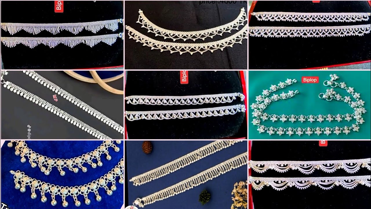 ২০২৬ এর নতুন দারুন কিছু রূপার নুপূরের ডিজাইন/Trending stylist silver nupur Payel/rupar nupur design