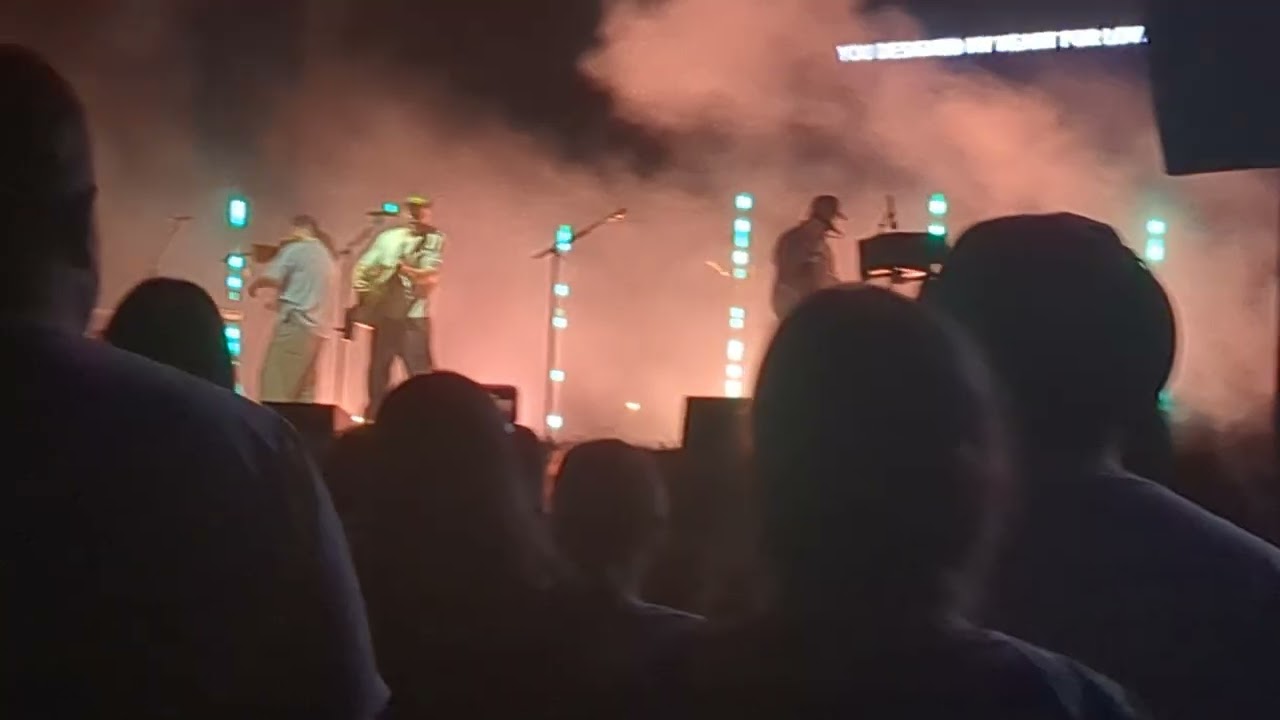 Up front at a Christian Concert, such strong presence of God