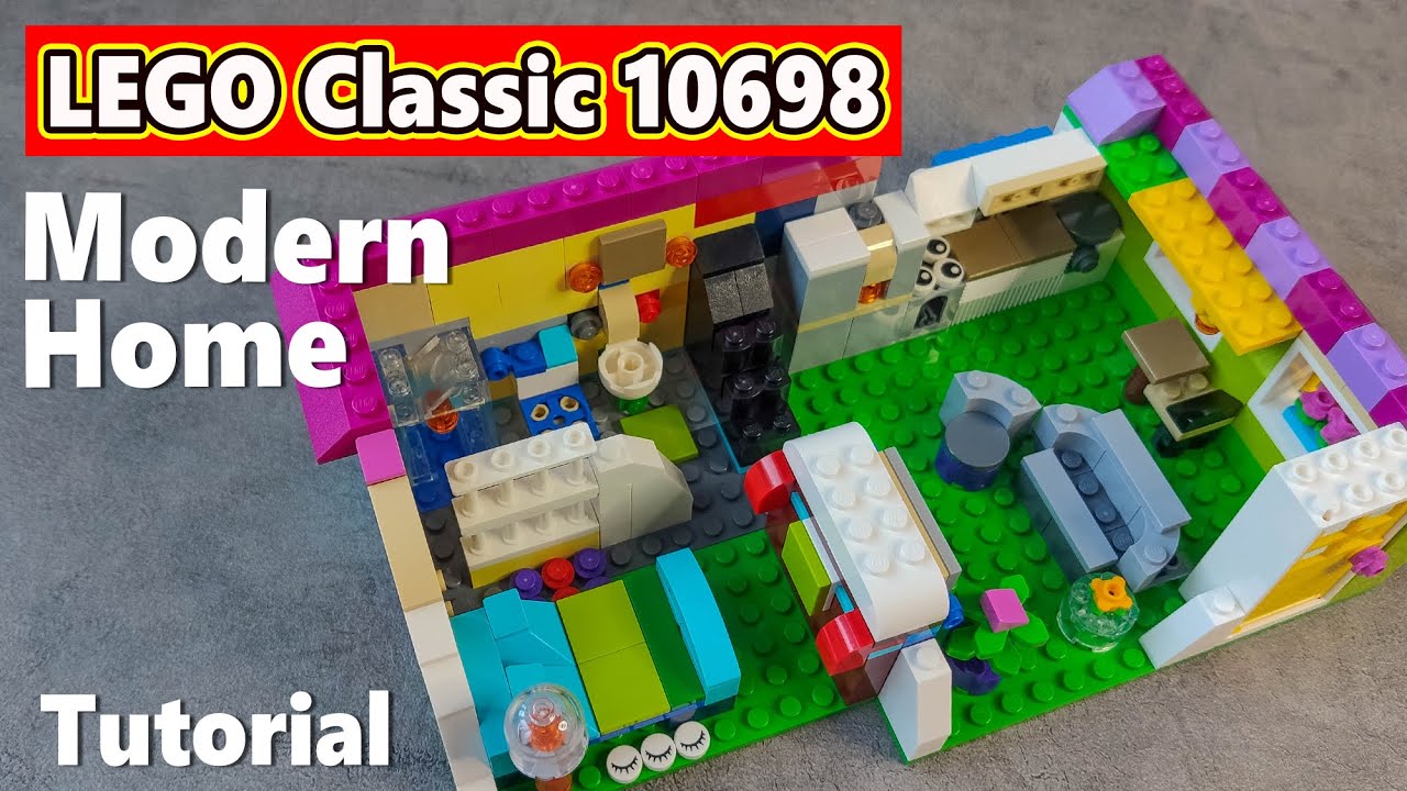 Lego Tutorial APARTMENT (moc) | LEGO Classic 10698