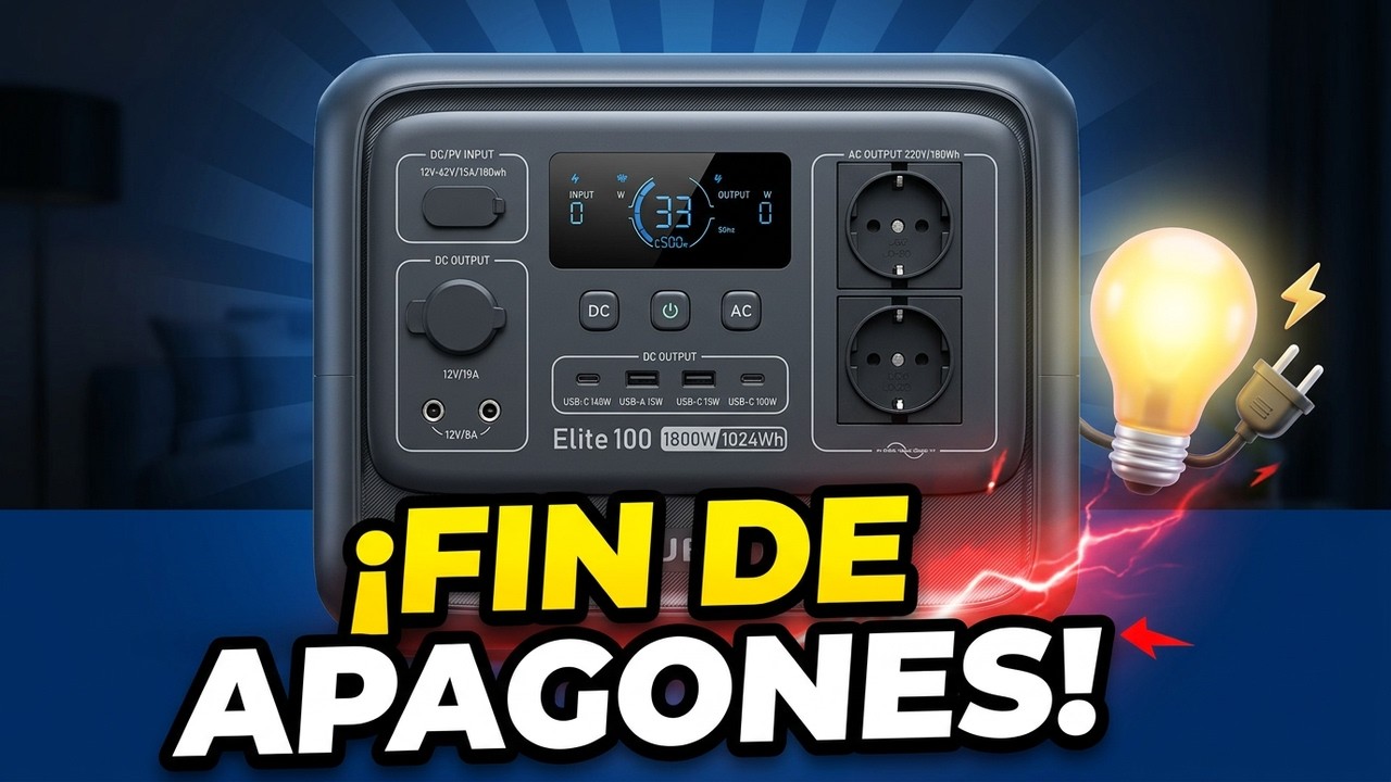 Sobrevive a los Apagones: La Bluetti Elite 100 V2
