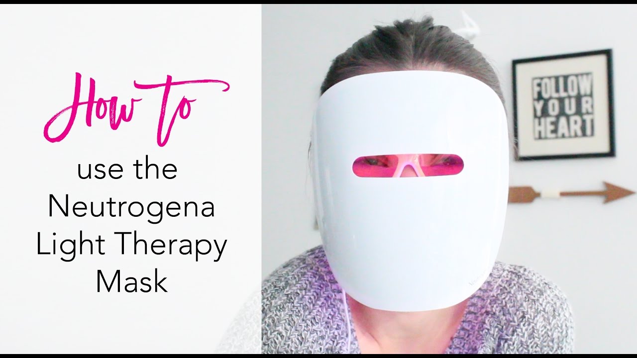Miles + Beauty: How to use the Neutrogena Light Therapy Mask