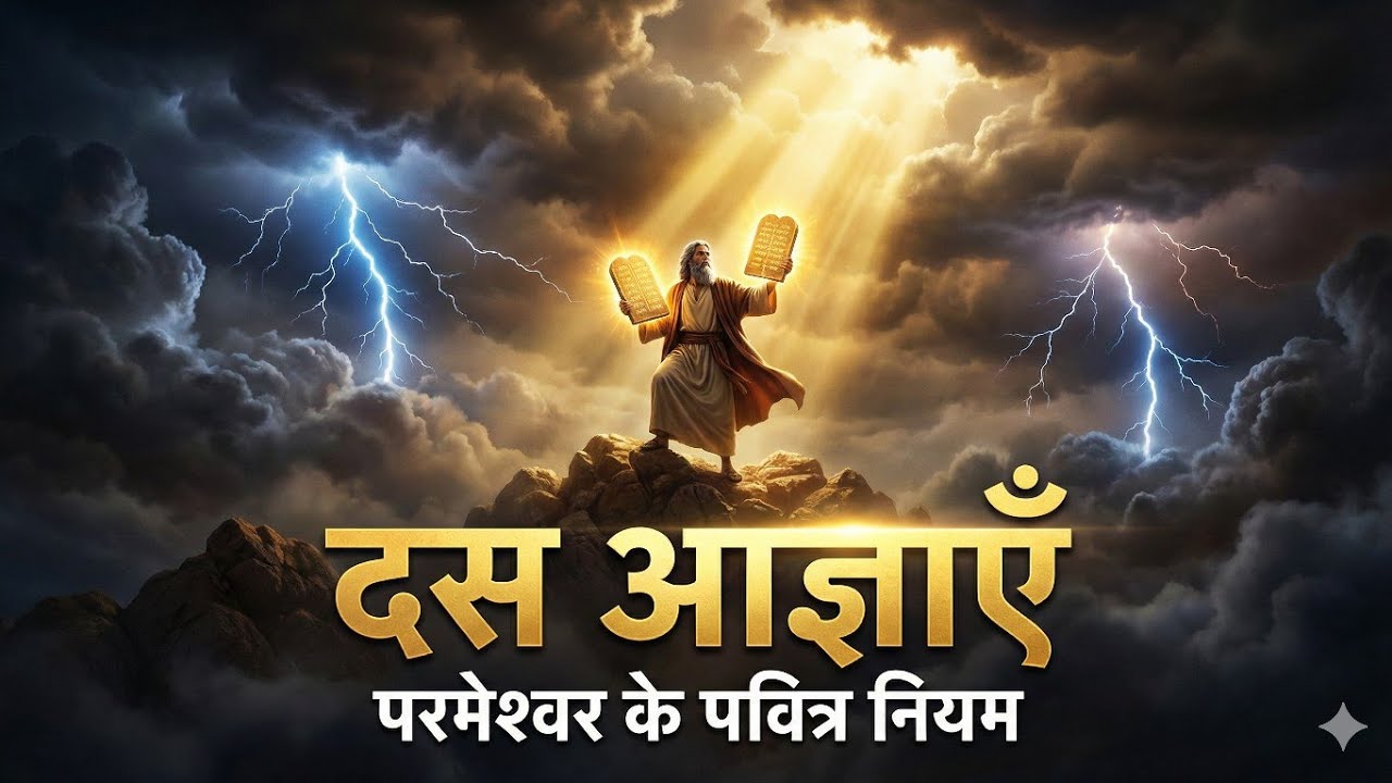 दस आज्ञाएँ | परमेश्वर के नियम | Das Aagya Bible Story in Hindi | Ten Commandments#bibleverse #yishu 