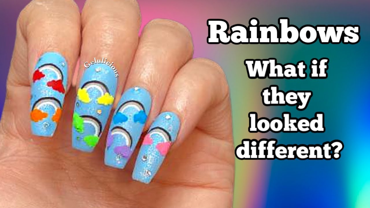 🌈 Rainbow Nail Design - What If Rainbows Looked Different?
