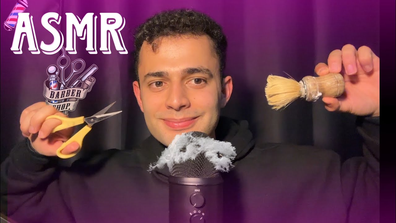 ✂️🫧РОЛЕВАЯ ИГРА ASMR: ВАШ ПАРИКМАХЕР БРИТ ТЕБЯ И УСЫПЛЯЕТ! ЧИСТКА УШЕЙ 👂 ASMR ПО-ТУРЕЦКИ