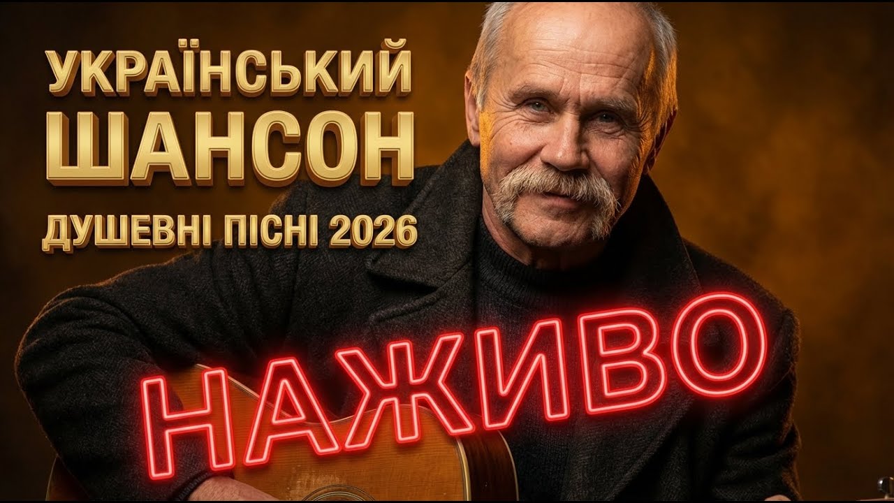 🎶 Український шансон | пісні для душі • Наживо LIVE