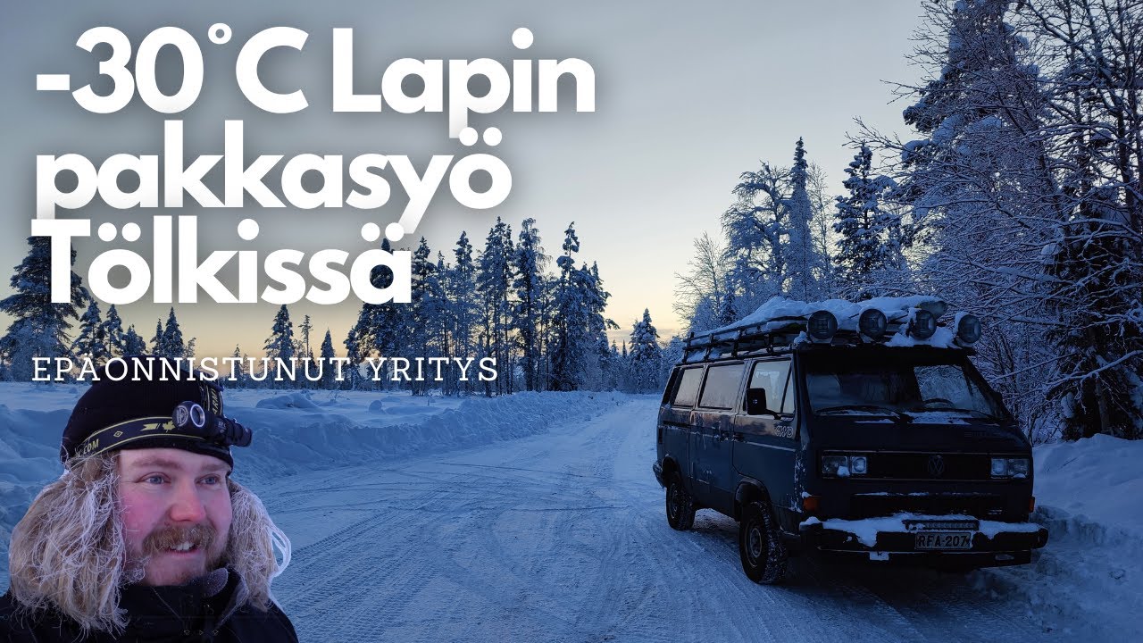 Lapin kirpeä pakkasyö tölkissä