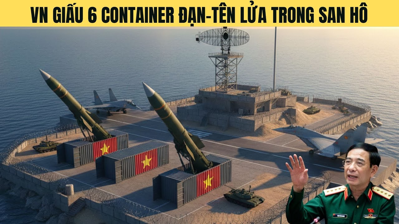 6 container giấu Tên Lửa Trường Sa-VN sẵn sàng khai hoả biển Đông