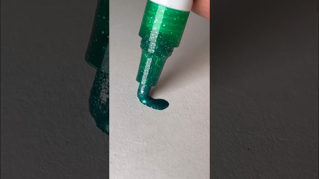 The Green Bright Marker! 🍀✨🤩 || What Color Should Be Next?! 🤔 #artistomg