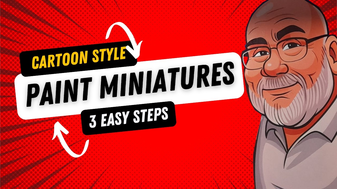 The EASY Way to Paint Comic Book Style Miniatures FULL GUIDE...