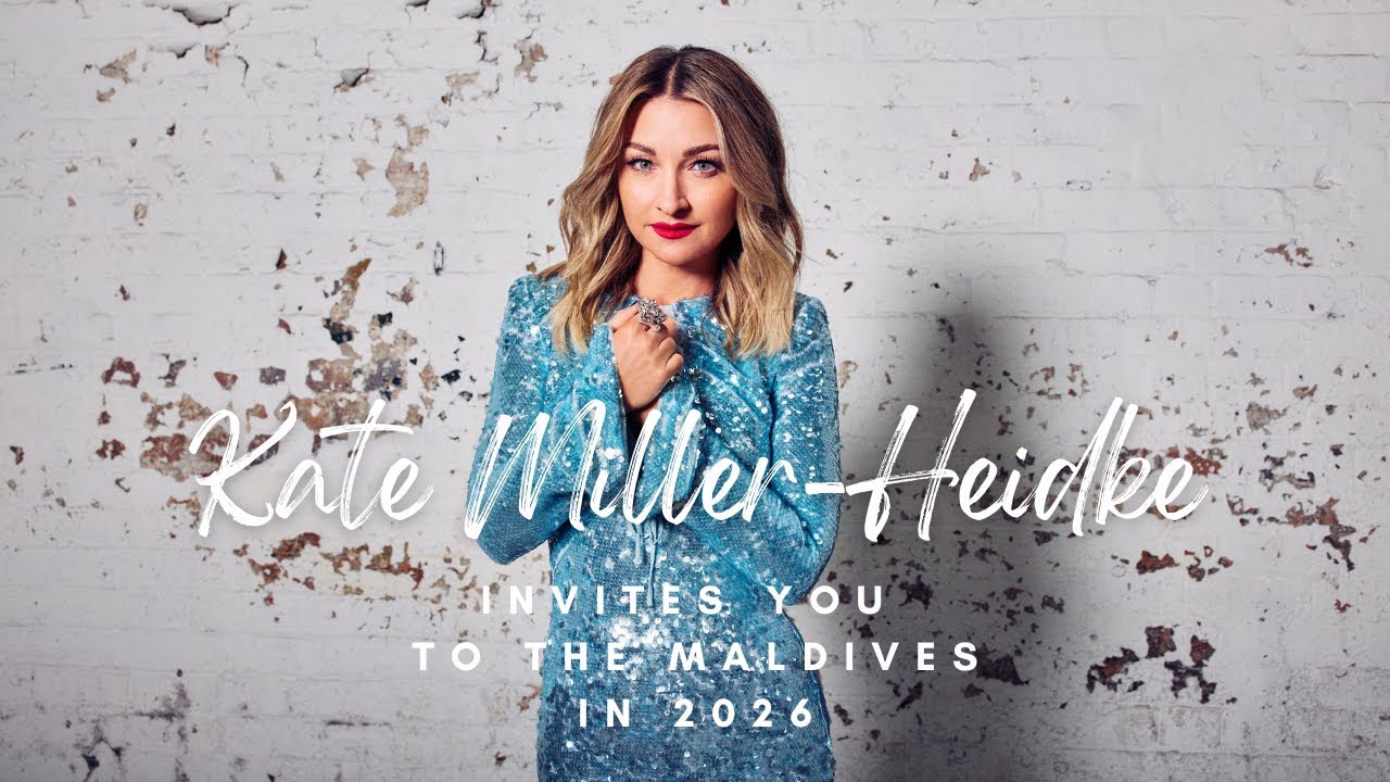 Kate Miller-Heidke INVITES YOU to the Maldives.