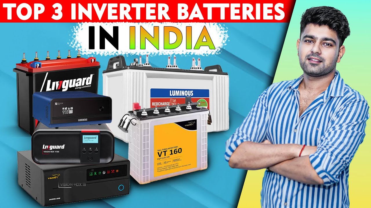 Best Inverter Batteries For Home in India 2024 ⚡ Luminous, Livguard & V Guard Inverters 👌