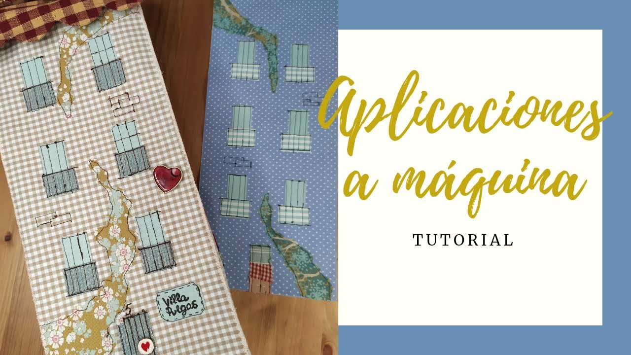Aplicación en tela a máquina, DIY, Patrones Gratis.