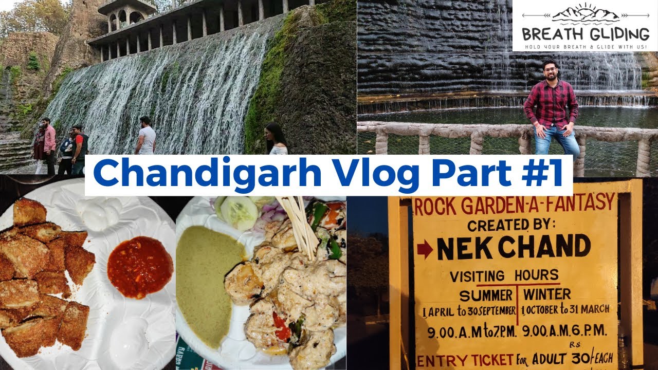 Chandigarh Train Journey | Rock Garden - Tour & Timings | Food | Hotel | Chandigarh Travel Vlog #1