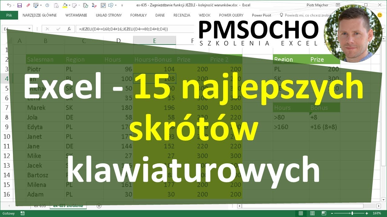 Excel - Najlepsze skróty klawiaturowe (2018) [odc.799]