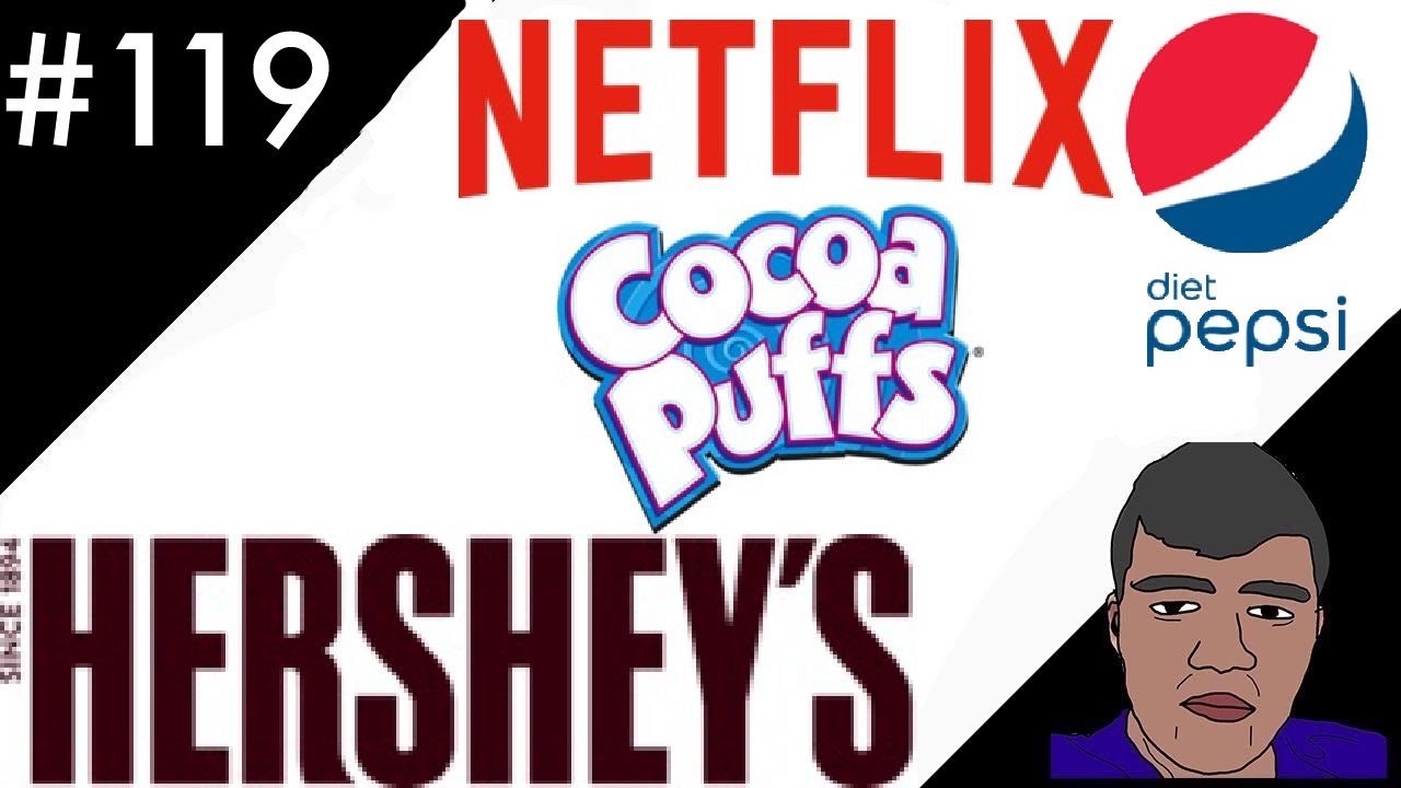 ИСТОРИЯ ЛОГОТИПА №119 — Netflix, Hershey’s, Diet Pepsi и Cocoa Puffs