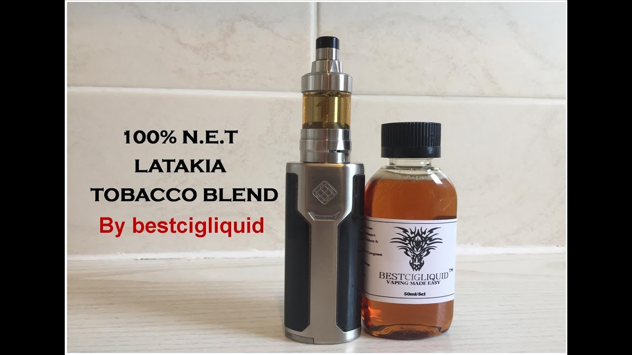 Bestcigliquid 100% N.E.T Latakia Blend e-liquid review.
