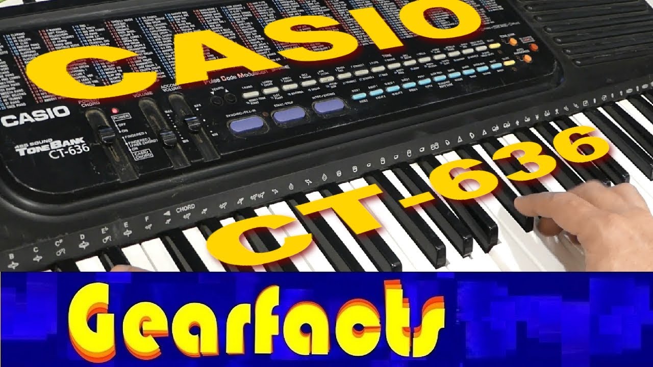 Casio CT-636 Keyboard demo: Smooth yet kinda stupid...