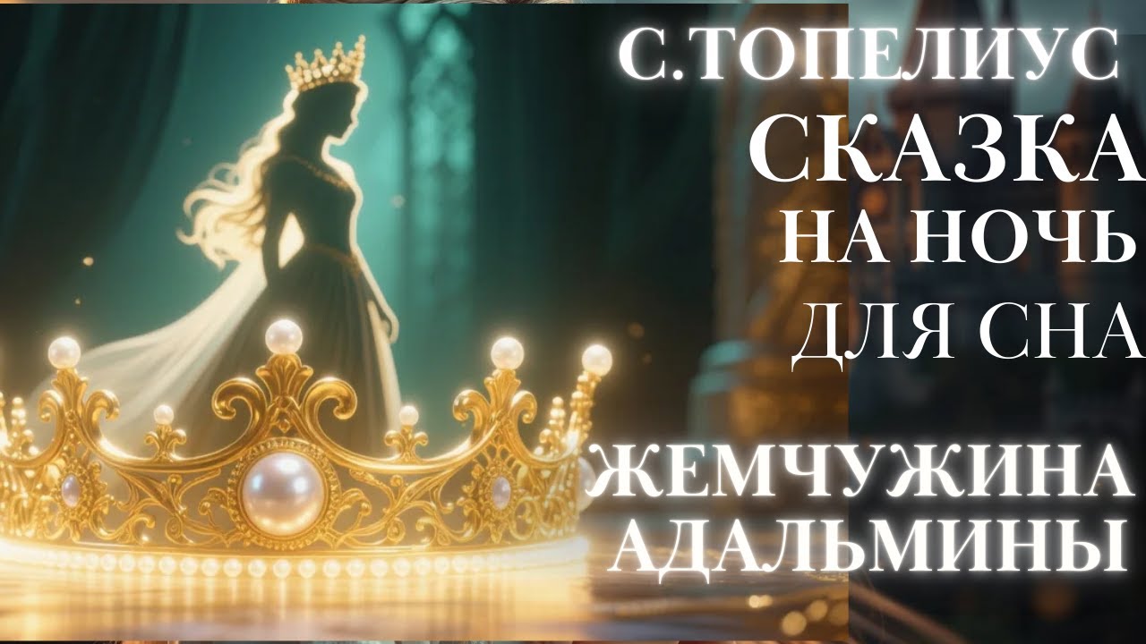 Сказка на ночь для взрослых| Жемчужина Адальмины. Топелиус. аудиосказка для сна| #сказкадлясна