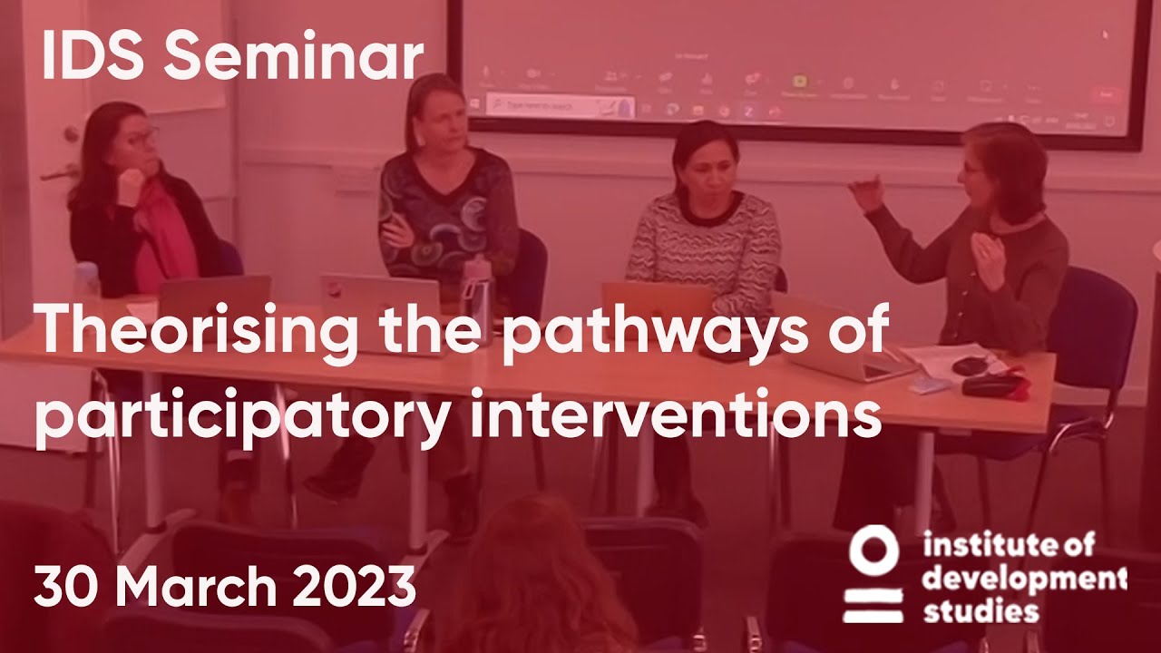 Theorising the pathways of participatory interventions