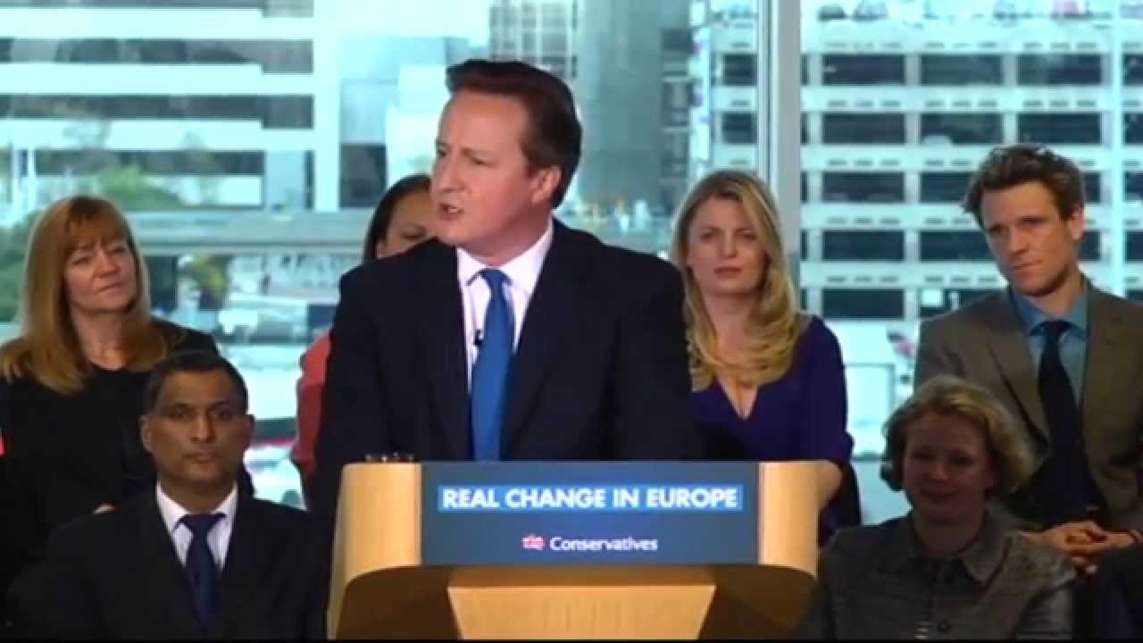 David Cameron - European Election Campaign Launch 2014