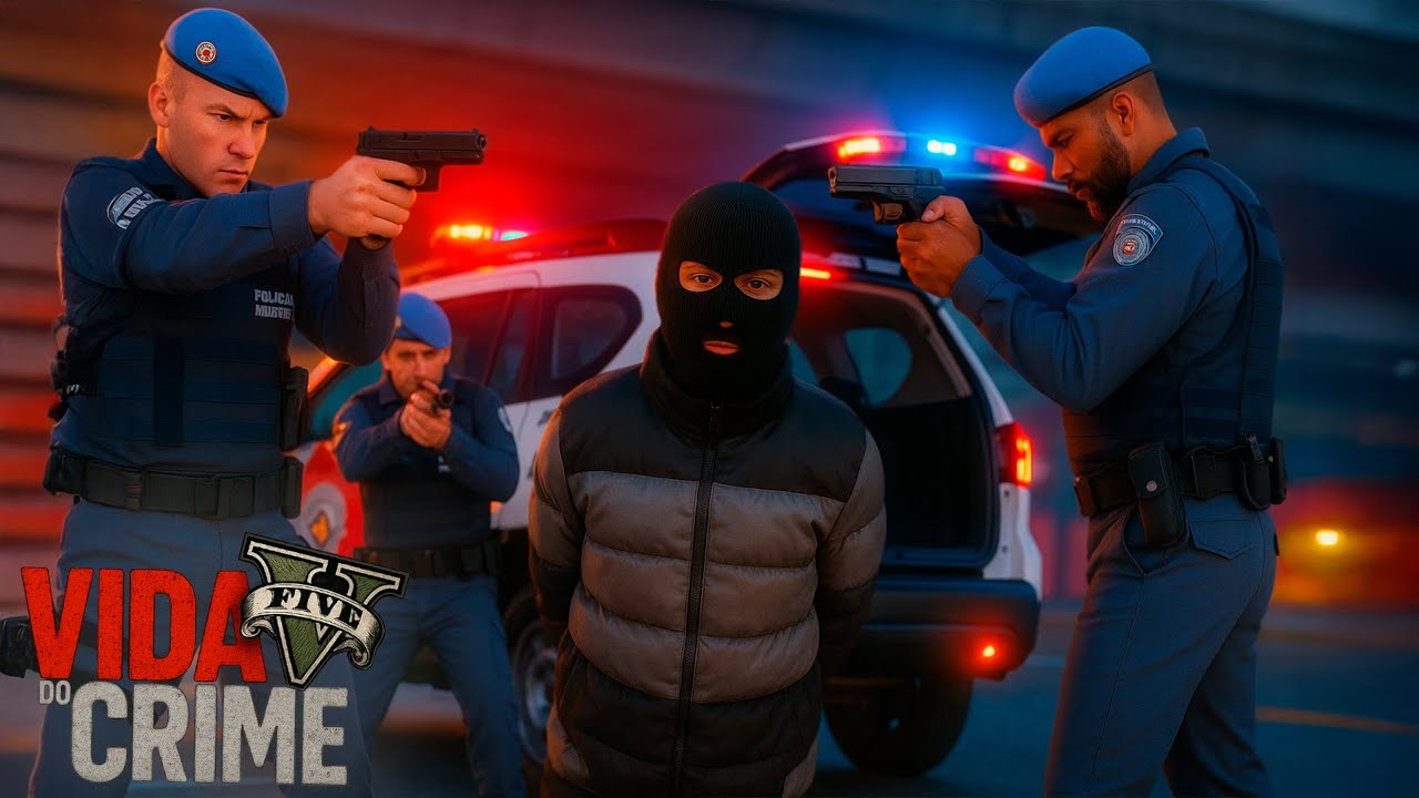 GTA V - VIDA DO CRIME | A CASA CAIU, FUI PRESO! - #57