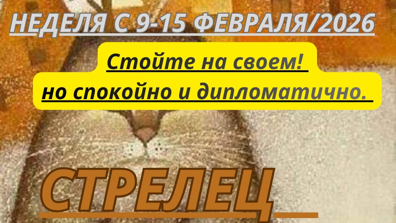 СТРЕЛЕЦ ♐️ ТАРОСКОП С 9-15 ФЕВРАЛЯ/2026 от Alisa Belial 