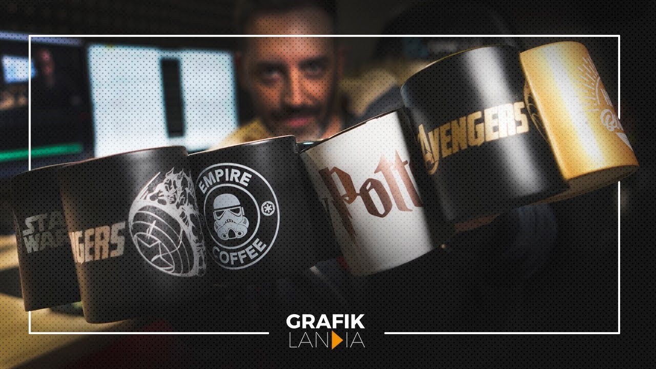 Como hacer TAZAS NEGRAS y con efectos METALIZADOS con Ghost White Toner y Transfer Forever