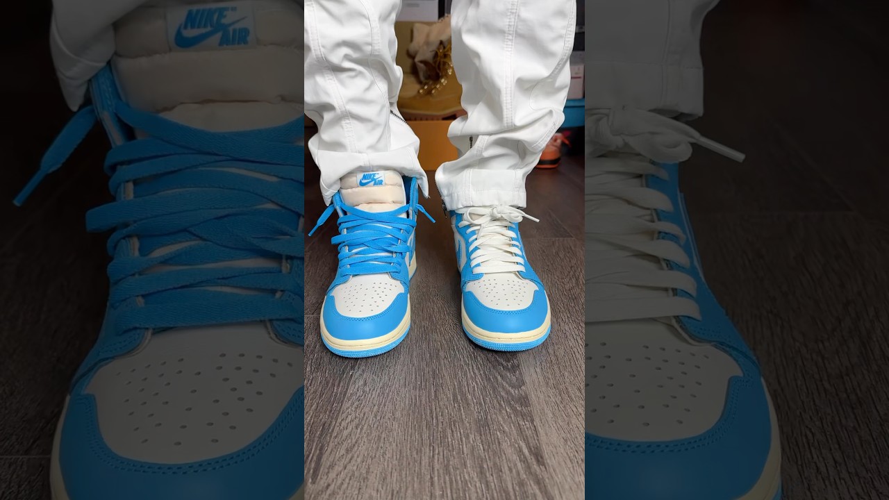 Air Jordan 1 UNC Reimagined on feet