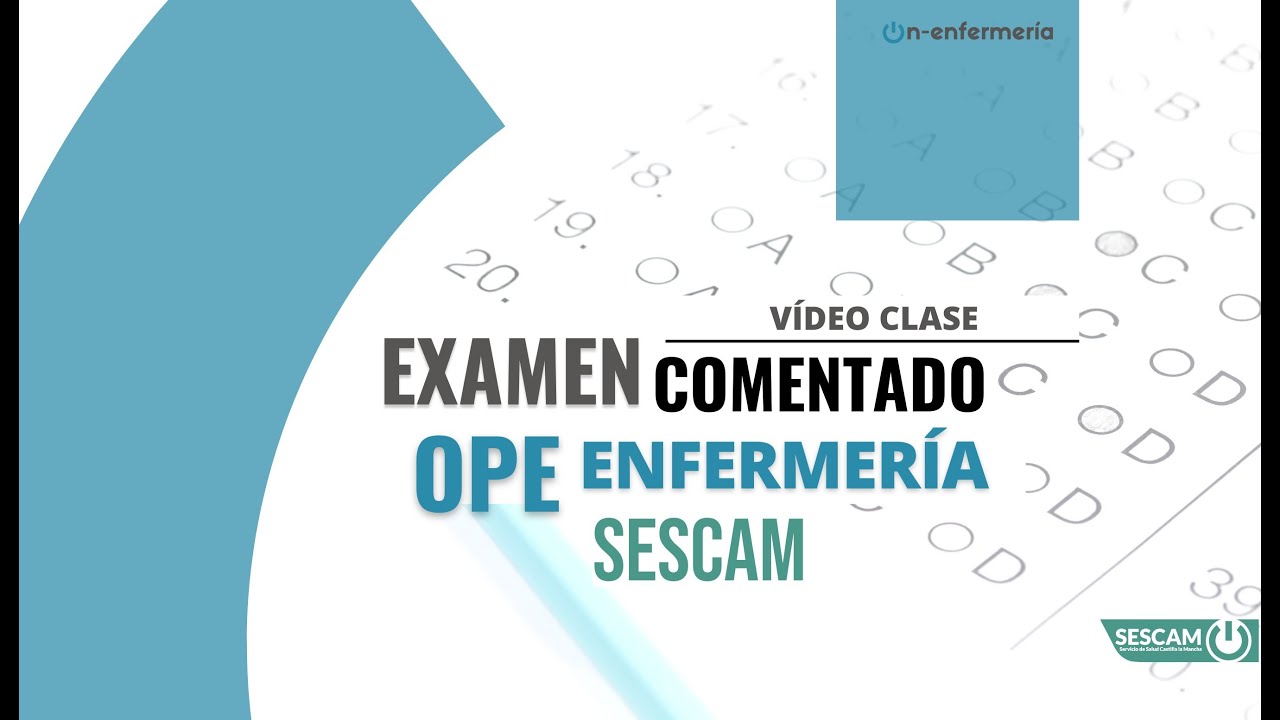 ¿Comentamos juntas el examen corregido de la OPE Enfermería SESCAM?