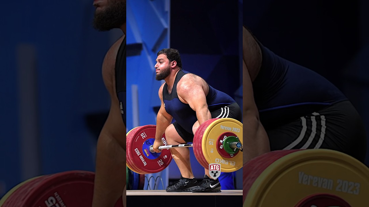 Varazdat Lalayan 🇦🇲 212kg / 467lbs Snatch! #snatch #weightlifting #slowmotion