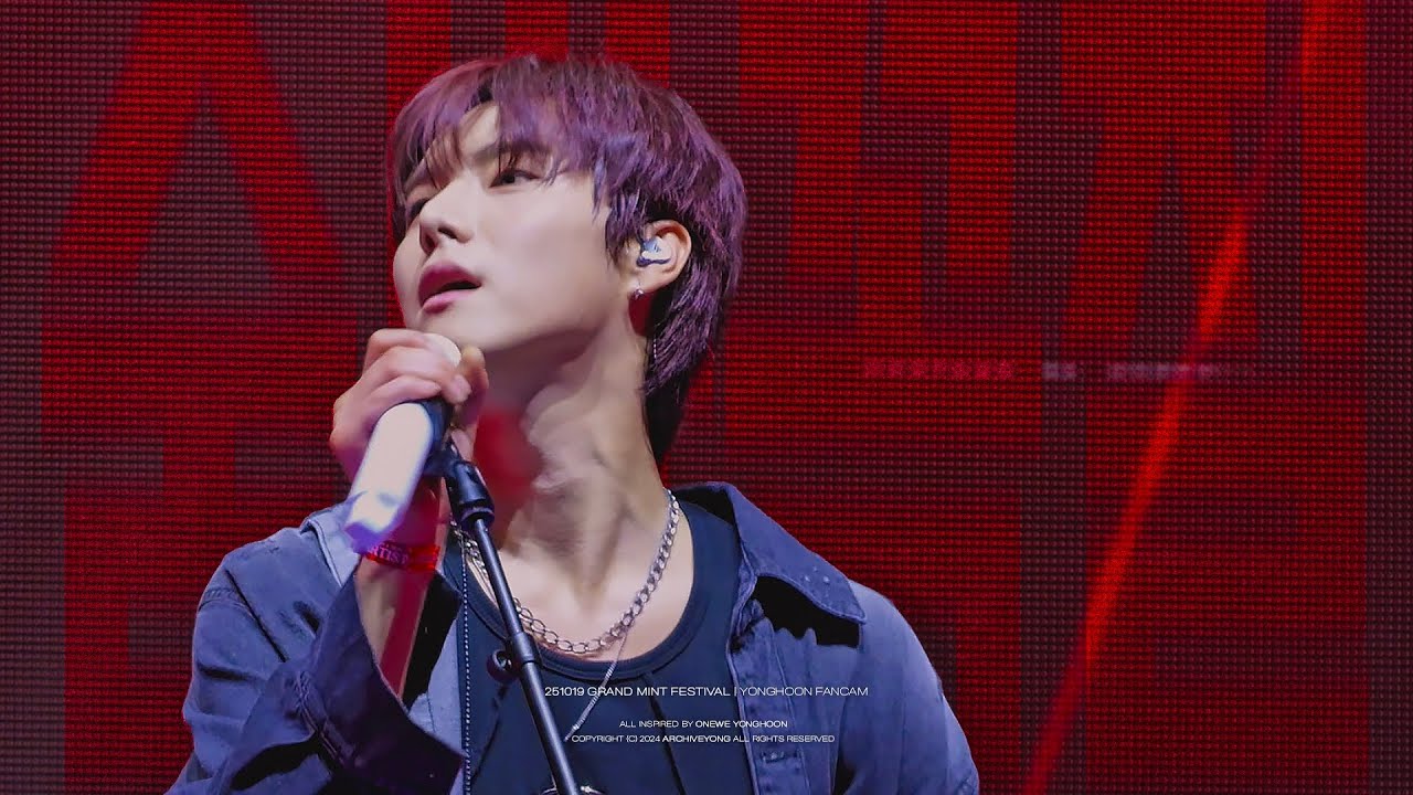 [4K] 251019 원위 (ONEWE) - '숨바꼭질 (Hide & Seek)' 용훈 직캠 YONGHOON FOCUS | 그랜드민트페스티벌 @GRAND MINT FESTIVAL