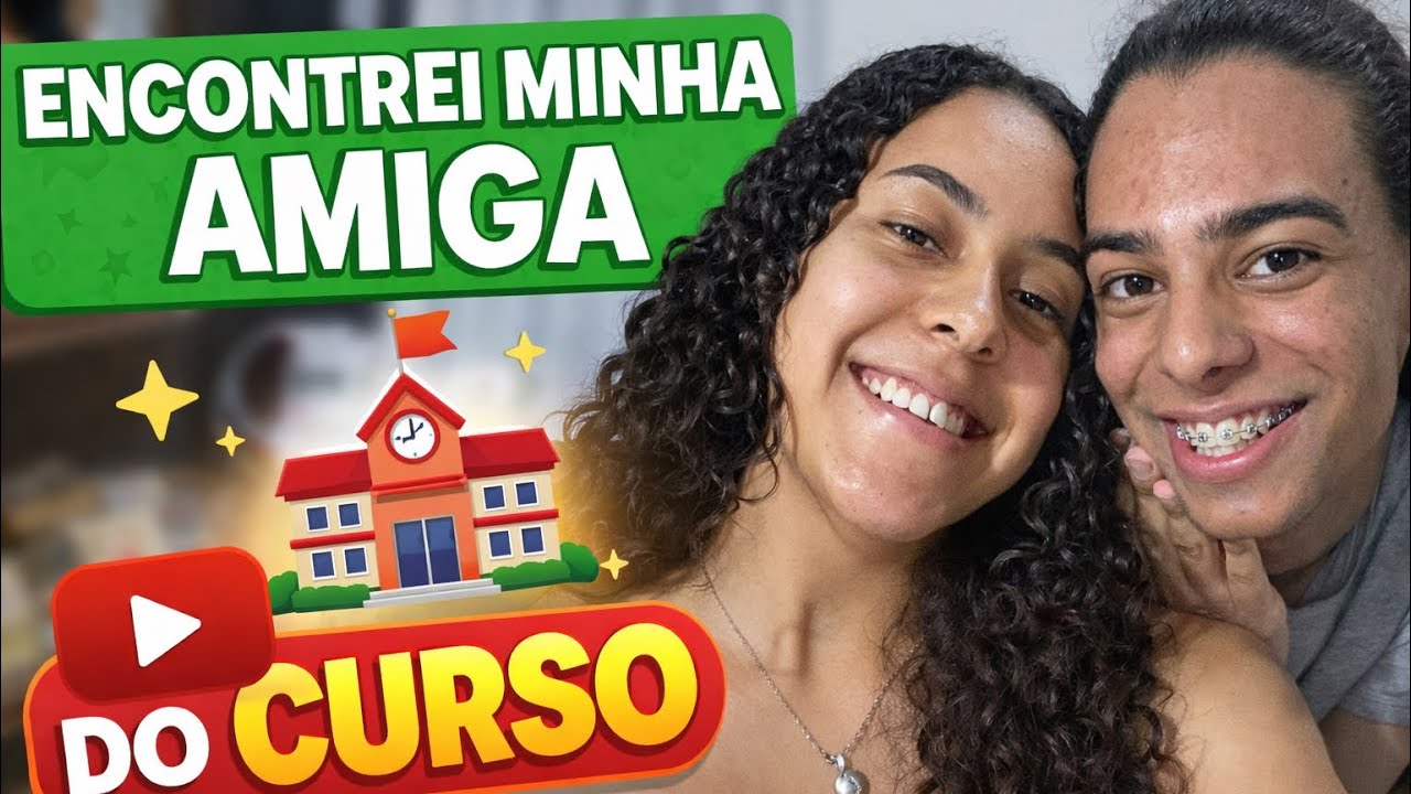 ENCONTREI MINHA AMIGA DO CURSO !!!