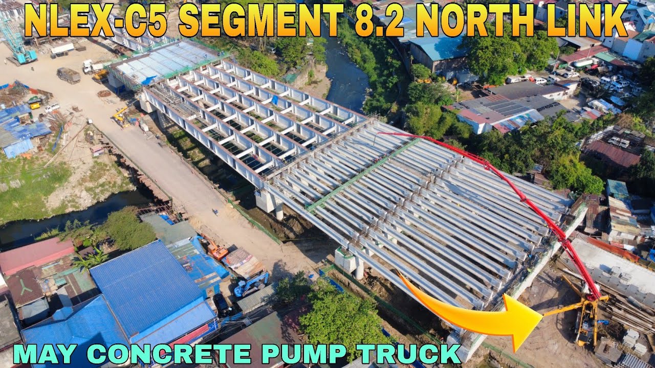 MAY CONCRETE PUMP TRUCK/NLEX-C5 SEGMENT 8.2 NORTH LINK PROJECT BRGY TALIPAPA QC UPDATE 