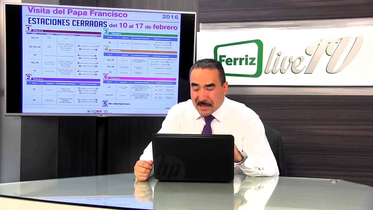 Lista CDMX para recibir al Papa / Corte informativo 18 hrs, febrero 10 2016