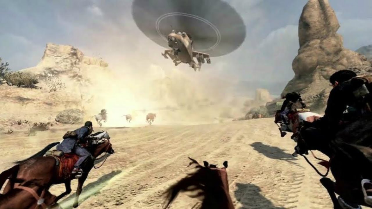 Amazing Mission in Afghan Desert ! From Cool FPS Game on PC Call of Duty Black Ops 2