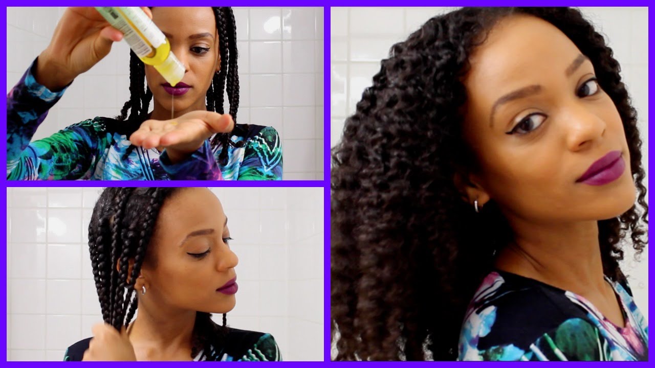 Natural Hair | Defined & Heatless Curls (Braidout)