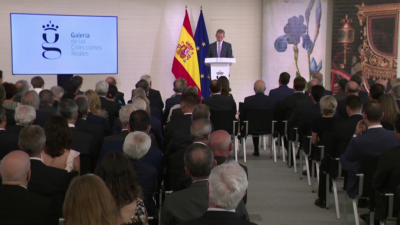 SS.MM. Los Reyes inauguran la Galería de las Colecciones Reales