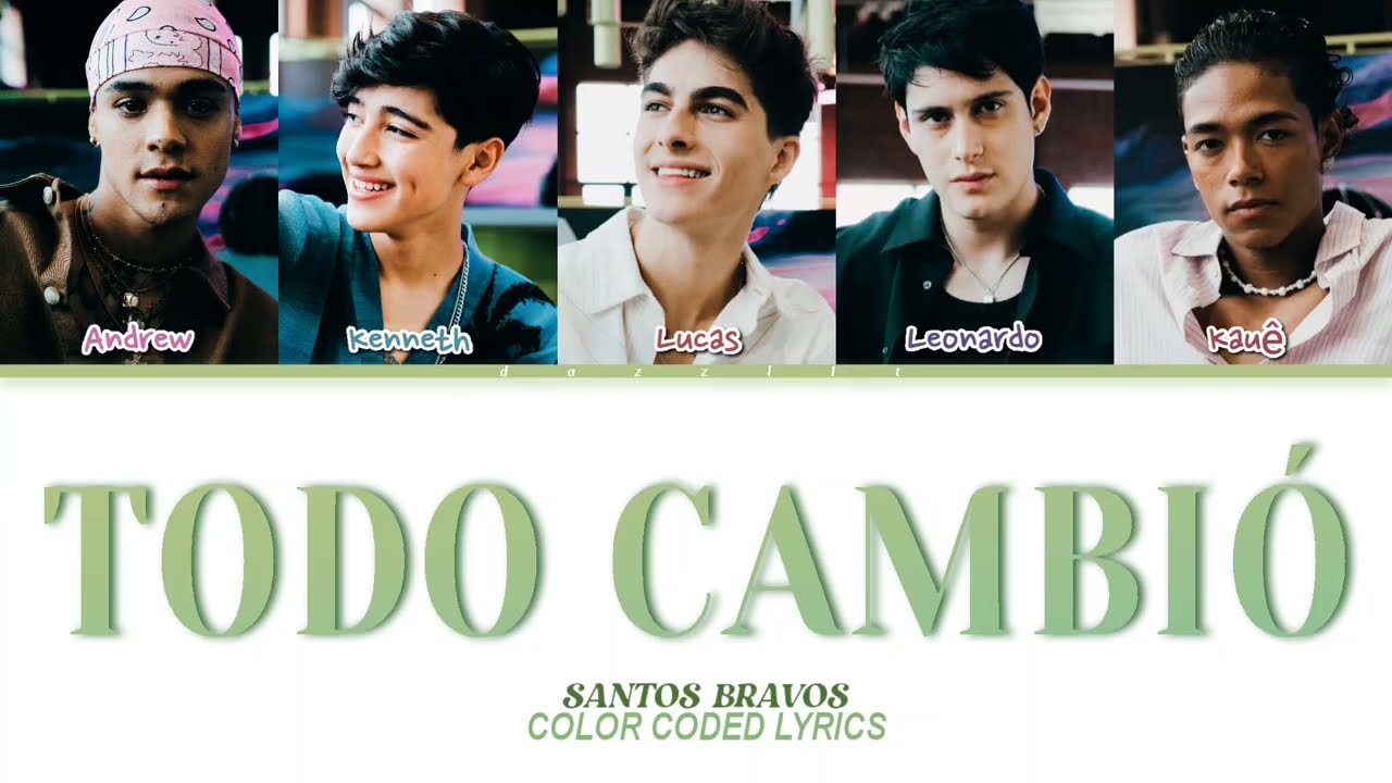 [Santos Bravos] 'Todo Cambió' por Camila (Color Coded Lyrics)