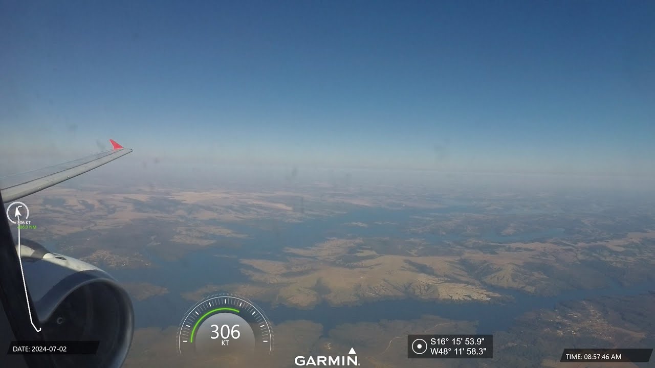 Latam flight 3537 from São Paulo Congonhas to Brasilia