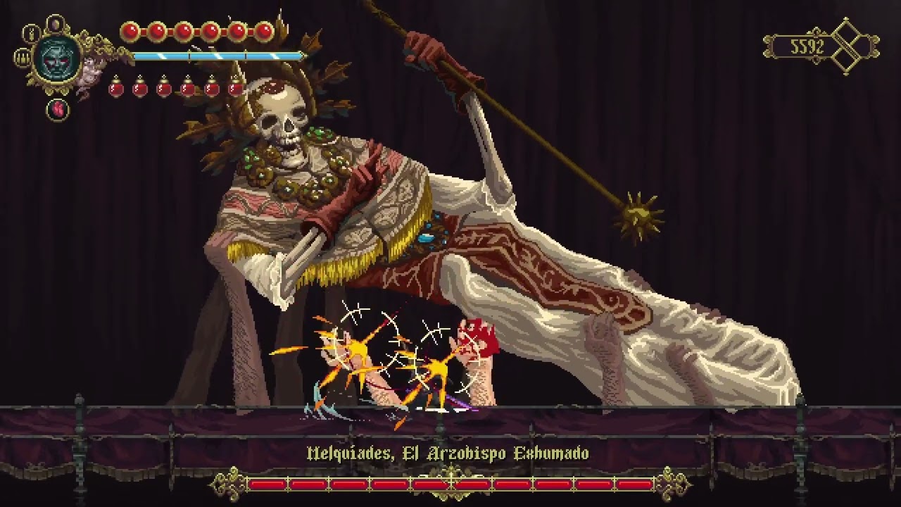 Blasphemous, todos los jefes (Requiem Aeternam) no hit, partida ascendida. No narración.