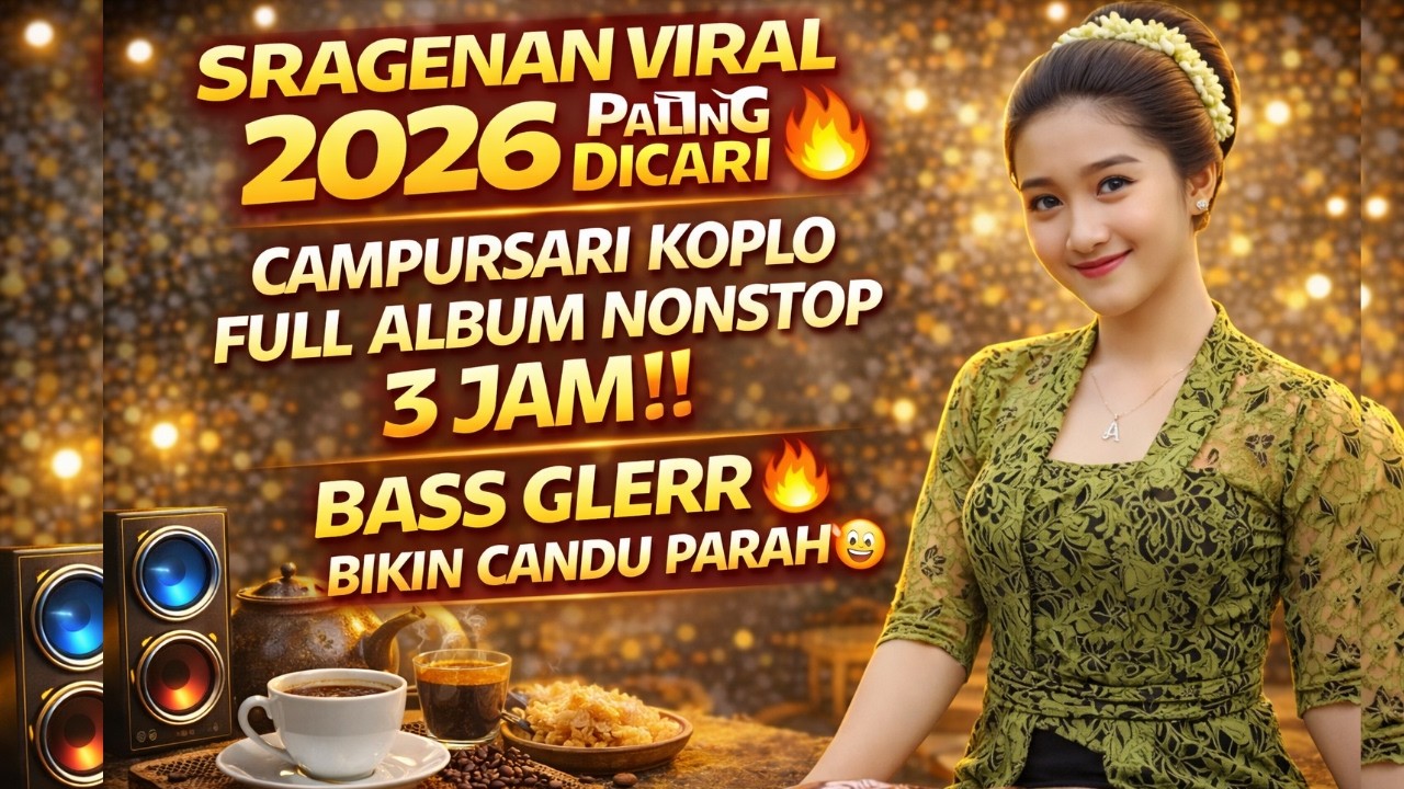 SRAGENAN VIRAL 2026 PALING DICARI🔥CAMPURSARI KOPLO FULL ALBUM NONSTOP 3 JAM‼️BASS GLERR CANDU PARAH