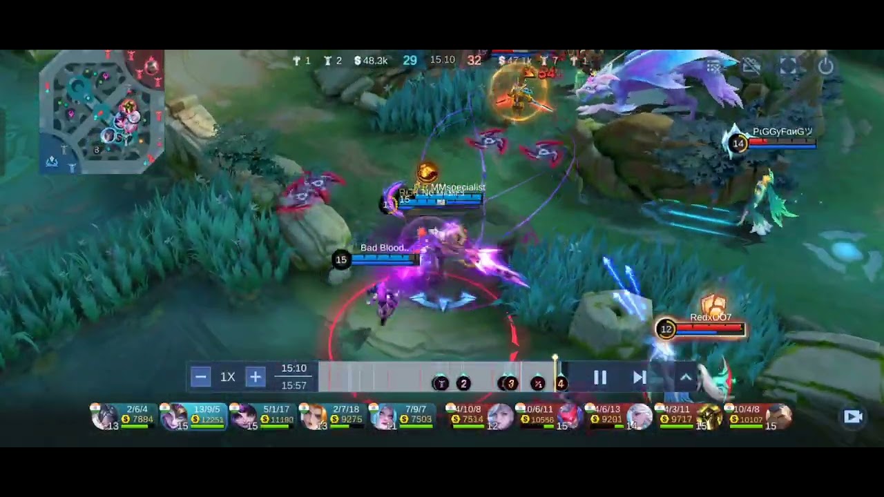 Moba Legends (MLBB) some Miniacs and Savages that you all will enjoy by @trickster