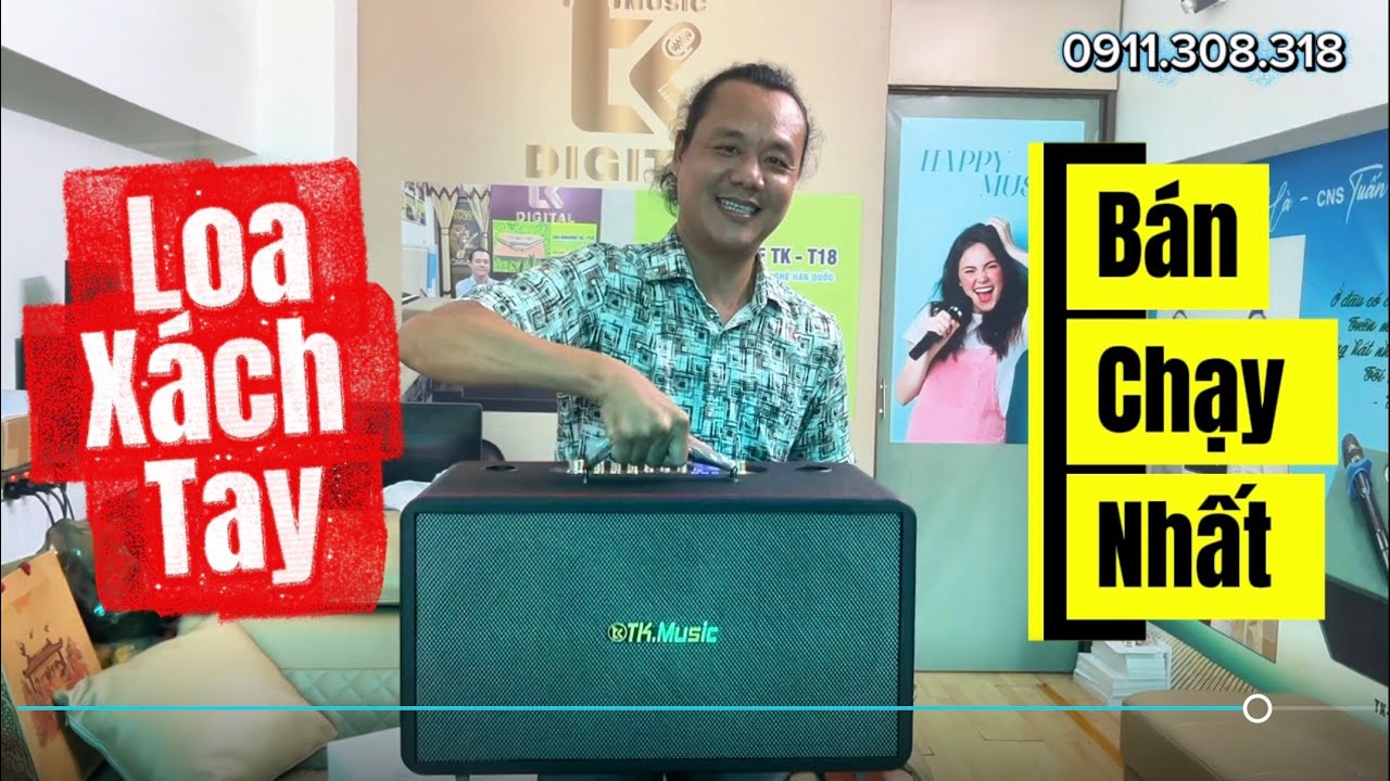 Mẫu loa karaoke xách tay bán chạy nhất 📣TK-T18 super Pro 