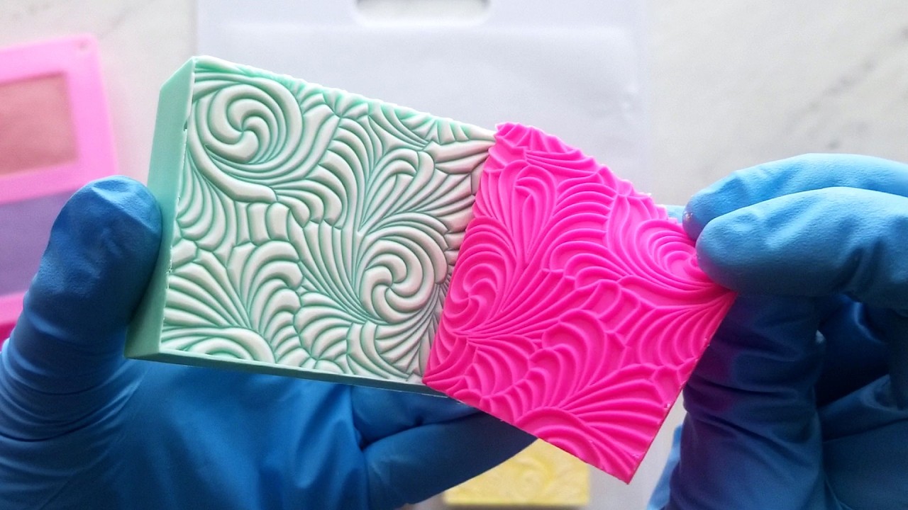 Impression Mat Twist! 🌈 | Cold Process | Soap Challenge Club
