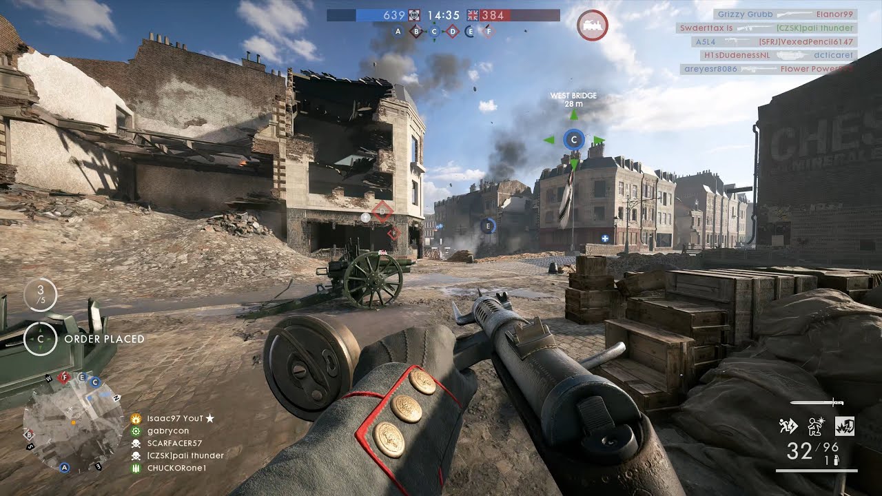 Battlefield 1: Conquest gameplay (No Commentary)