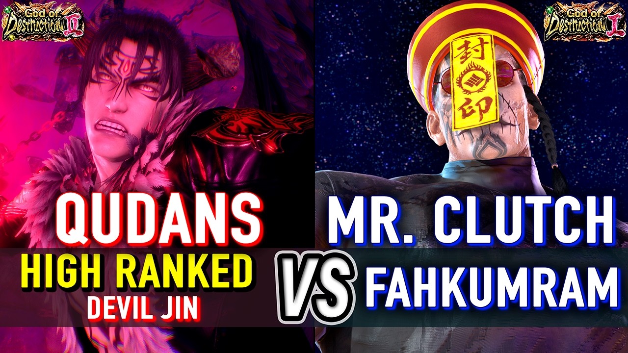 T8 🔥 QUDANS (Devil Jin) vs MR. CLUTCH (Fahkumram) 🔥 Tekken 8 High Level Gameplay