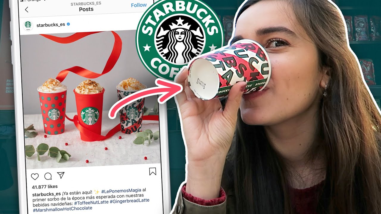 Probando TODAS las BEBIDAS DE NAVIDAD de STARBUCKS | Mariana Clavel